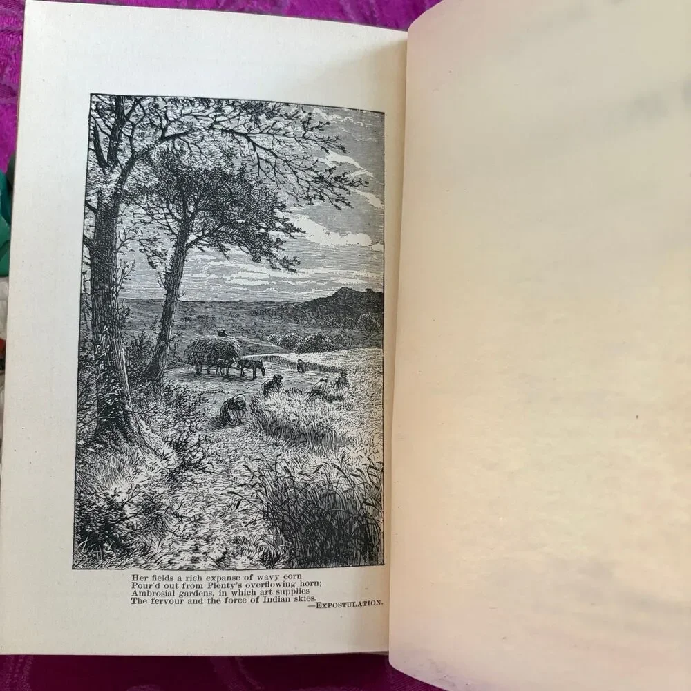 Ca 1891 The Poetical Works of William Cowper by William Cowper, Illustrated